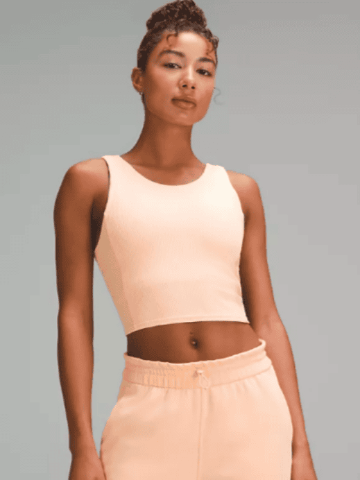 Ribbed Softstreme Cropped Tank Top
